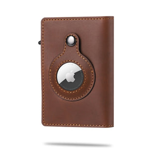 Smart Leather Air Tag Wallet