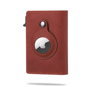 Smart Leather Air Tag Wallet