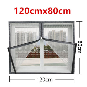 Window Mosquito Zippered Net