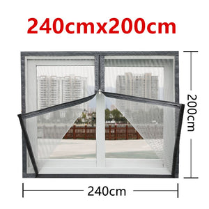 Window Mosquito Zippered Net