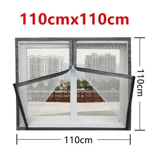 Window Mosquito Zippered Net