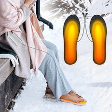 Load image into Gallery viewer, USB Heated Insoles Unisex Feet Warmers