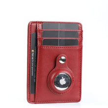 Load image into Gallery viewer, Slim Air Tag Wallet PU Leather