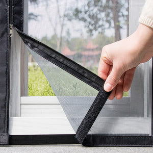 Window Mosquito Zippered Net