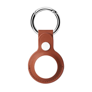 Leather Air Tag Keychain