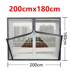 Window Mosquito Zippered Net