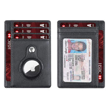 Load image into Gallery viewer, Slim Air Tag Wallet PU Leather