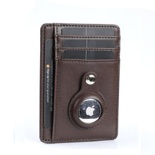 Load image into Gallery viewer, Slim Air Tag Wallet PU Leather