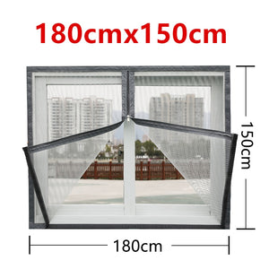 Window Mosquito Zippered Net