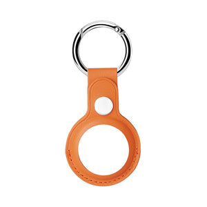 Leather Air Tag Keychain