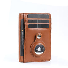 Load image into Gallery viewer, Slim Air Tag Wallet PU Leather