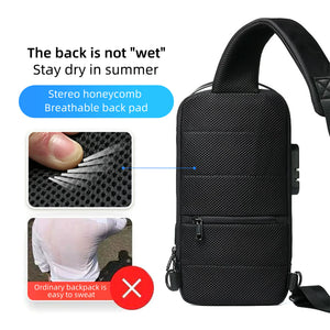 Anti Theft Crossbody Backpack